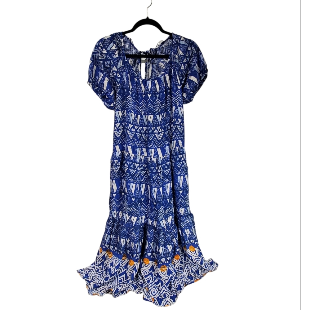 Knox Rose Dress Geometric Tribal Print Size Small Cottagecore Whimsygoth